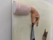 Load image into Gallery viewer, Lucky Cat (3D Mixed Media Wall Art)
