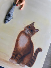 Load image into Gallery viewer, Lucky Cat (3D Mixed Media Wall Art)
